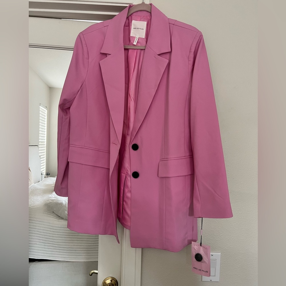 Hot pink blazer